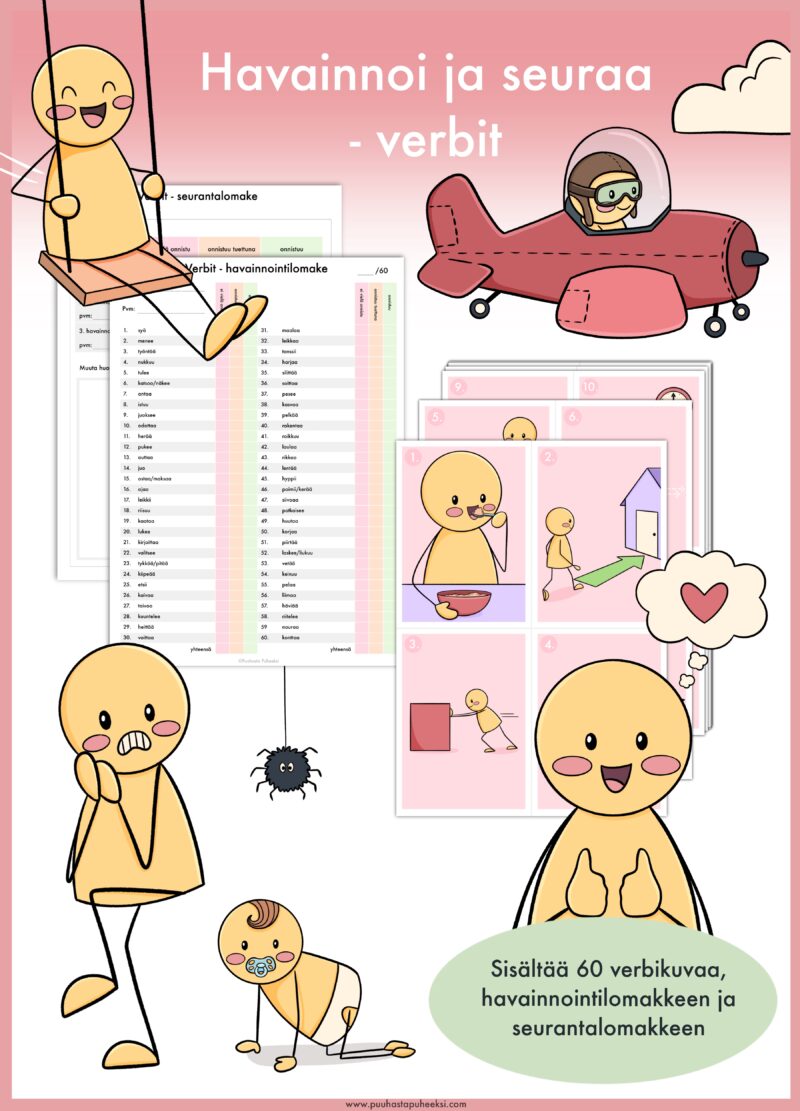 Havainnoi ja seuraa - verbit