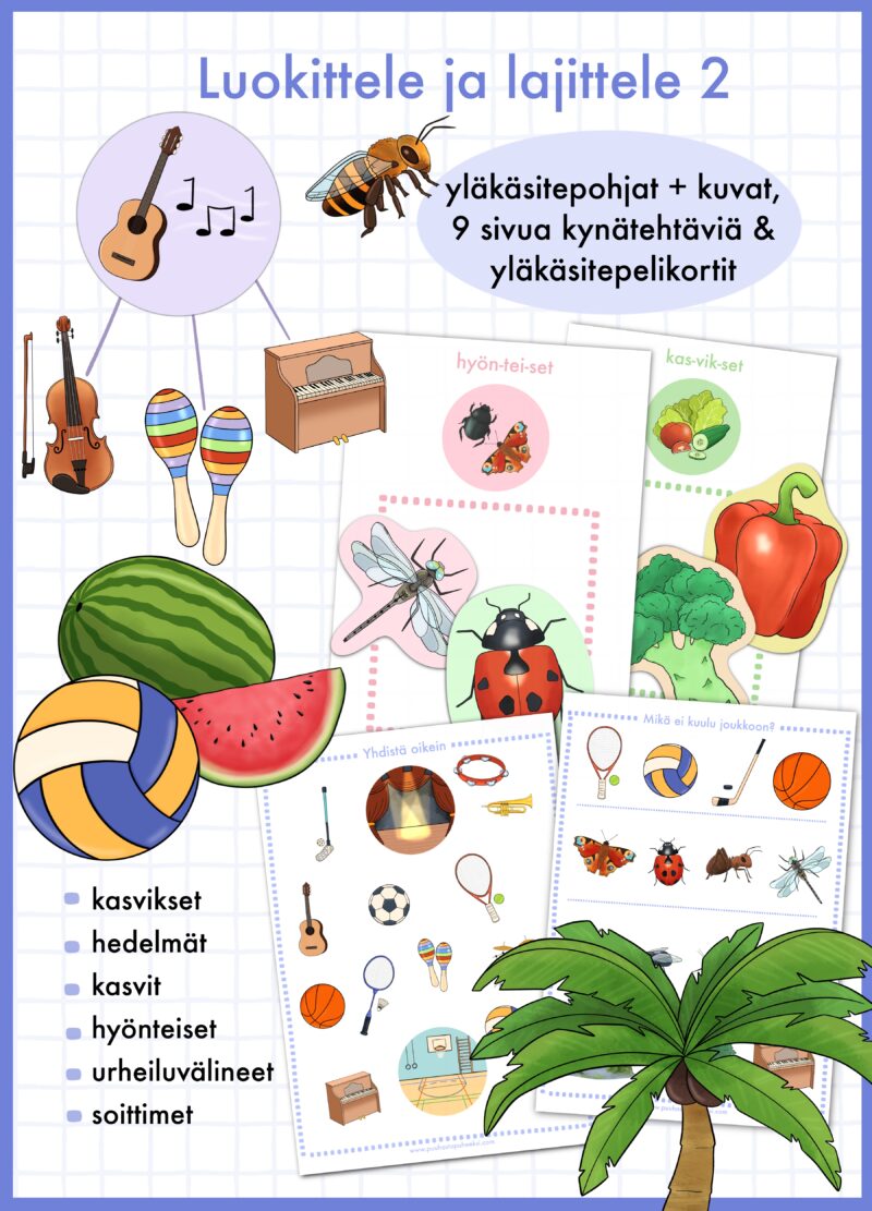 Luokittele ja lajittele 2