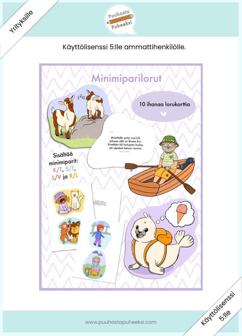 Minimiparilorut - käyttölisenssi 5:lle ammattihenkilölle