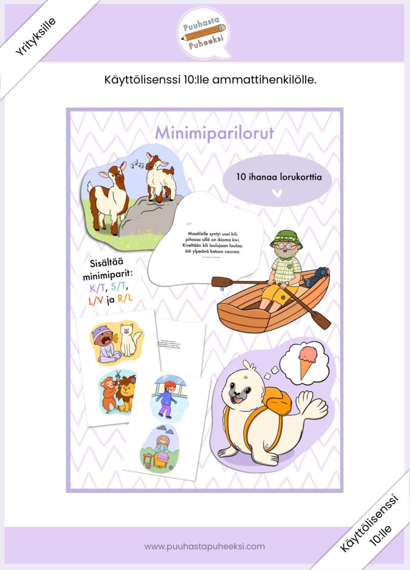 Minimiparilorut - käyttölisenssi 10:lle ammattihenkilölle