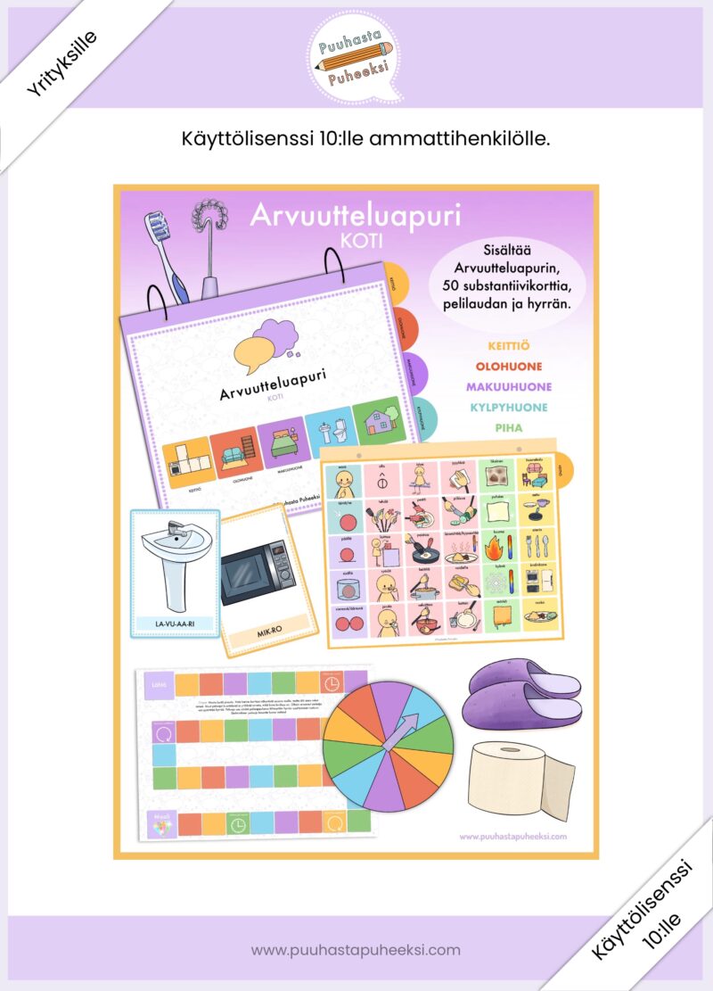Arvuutteluapuri - käyttölisenssi 10:lle ammattihenkilölle